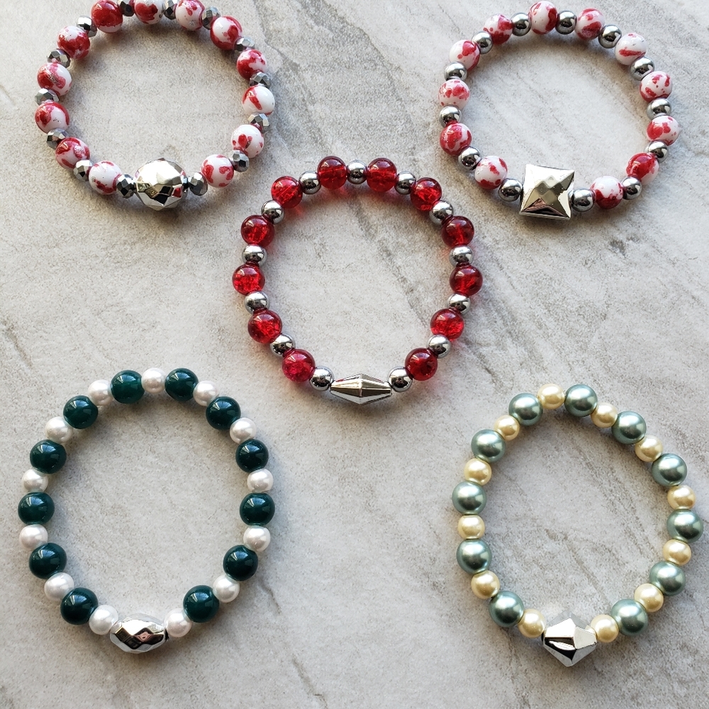Christmas bracelets
